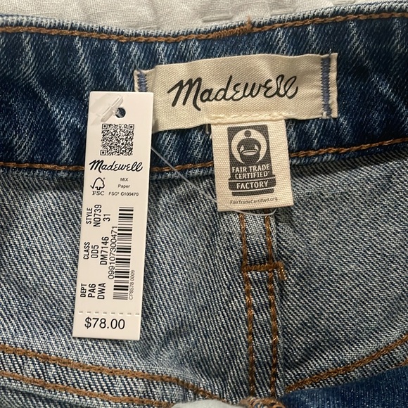 Madewell The Perfect Jean Short Curvy - Picture 3 of 4